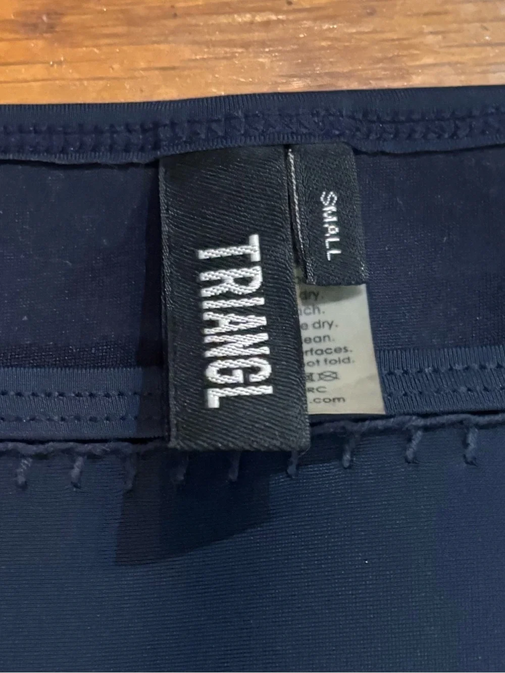 Triangl Swimwear Navy Women's Bikini Bottom like new